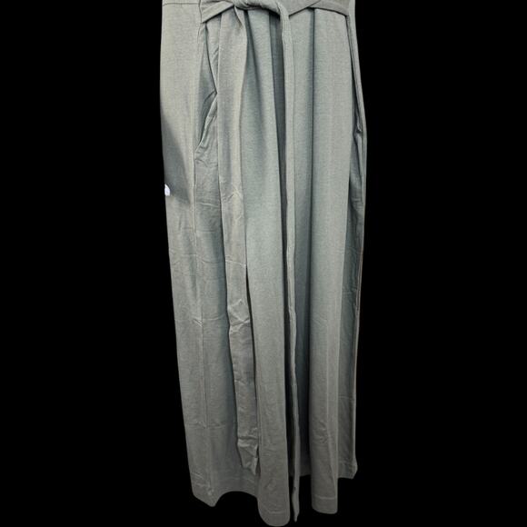 Encore Idina Menzel Romper Olive Green Knit Sleeveless V-Neck Jumpsuit 2X - Picture 4 of 13